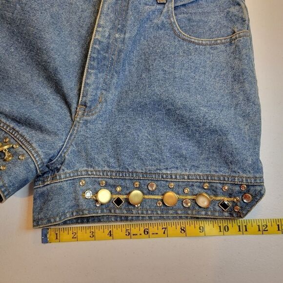 Jaxie's New York Appeal Vintage High Rise Waisted Jean Denim Shorts 80's - Picture 9 of 12